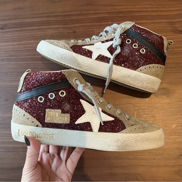 Golden Goose Burgundy Midstars - Picture 2 of 7